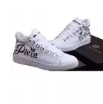 philipp plein solde chaussure driving crown blanc